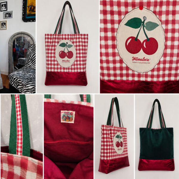 Totebag "Le temps des cerises"