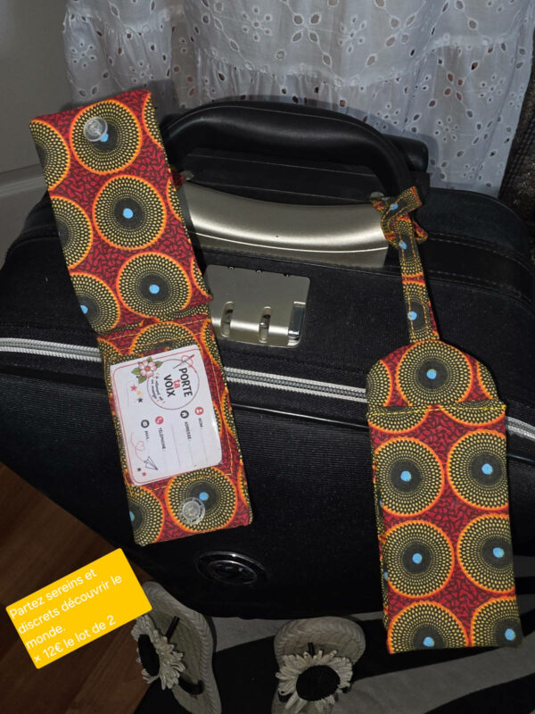 etiquette voyage imitation wax L'étiquette bagage