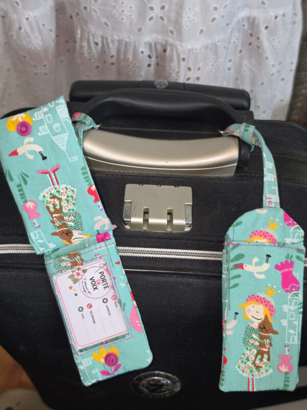 etiquette voyage petite fille L'étiquette bagage